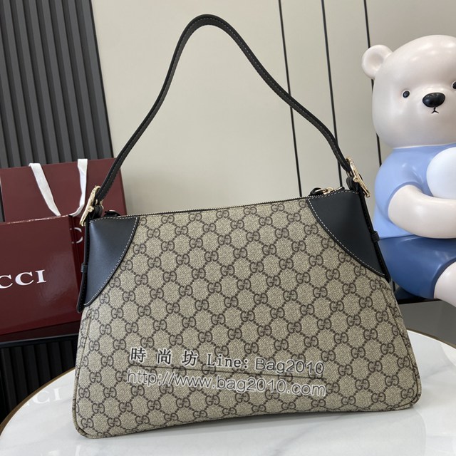 Gucci專櫃古馳最新款Emblem系列中號肩背包斜挎女包 jh2257型號：815217